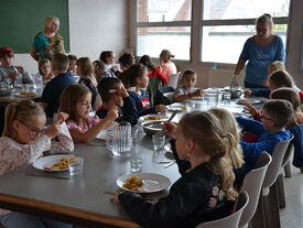 Les enfants de la Cité 5 peuvent désormais prendre leur déjeuner à la salle Barbusse.