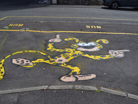 Les Petits Bonheurs 2019 Un Marsupilami a fait son apparition à l'école Deneux.